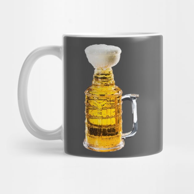 Stanley Cup NHL Beer Hockey Design by oggi0